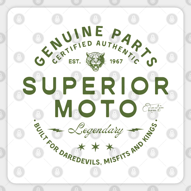 Superior Moto Sticker by Timeless Chaos